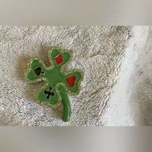 Art Form Four Leaf Clover Card Lucky Trinket Box